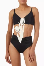219106182_blk_fr BMS-SS VICTORIA ONE PIECE - Imagen 1