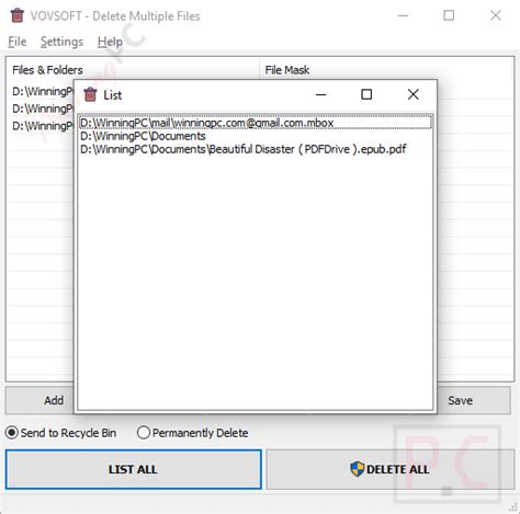 Download VovSoft Delete Multiple