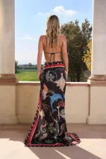 MAXI PAREO PARAISO BLACK - Imagen 1
