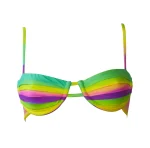 ASS BIKINI DRAPED SUNSET MULTICOLR