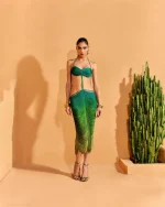 DRESS COLORADO LONGO AMC - Imagen 1