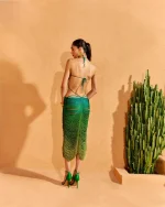 DRESS COLORADO LONGO AMC - Imagen 3