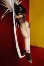 DRESS COLORADO LONGO AMC - Imagen 4