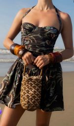 APP-C DRAPED MINI DRESS - Imagen 2