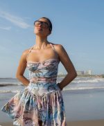APP-C DRAPED MINI DRESS - Imagen 5