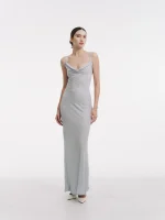 MAXI BUTTER SHINY DRESS MC - Imagen 1