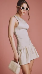 DRESS CREAMY MCA