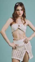 MINI SKIRT CREAMY MCA - Imagen 1